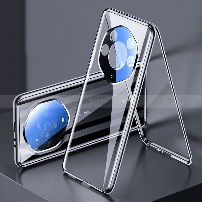 Funda Bumper Lujo Marco de Aluminio Espejo 360 Grados Carcasa para Huawei Honor Magic3 Pro+ Plus 5G