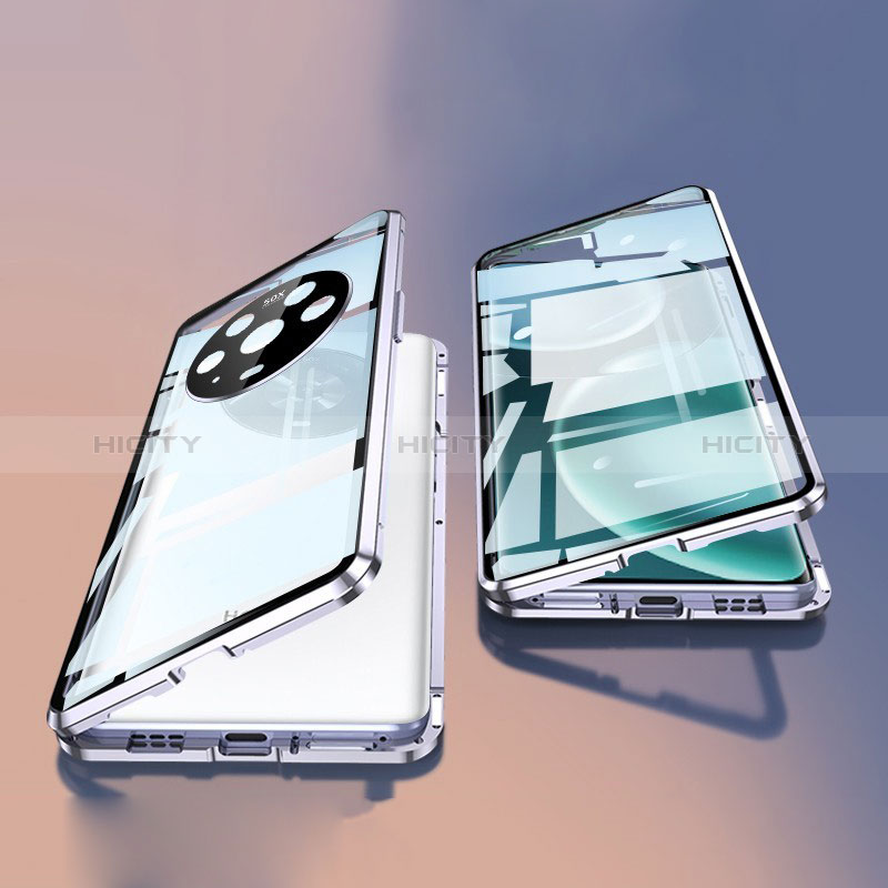 Funda Bumper Lujo Marco de Aluminio Espejo 360 Grados Carcasa para Huawei Honor Magic4 5G