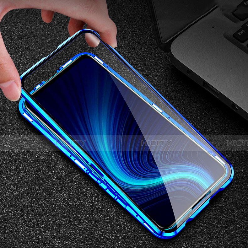 Funda Bumper Lujo Marco de Aluminio Espejo 360 Grados Carcasa para Huawei Honor X10 5G