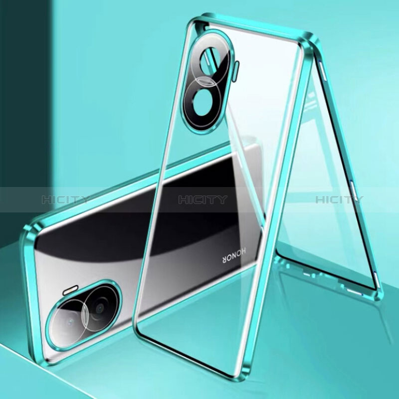 Funda Bumper Lujo Marco de Aluminio Espejo 360 Grados Carcasa para Huawei Honor X40i 5G