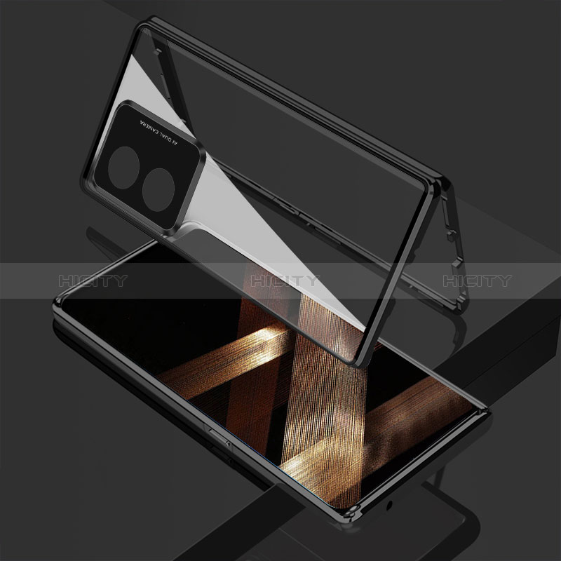 Funda Bumper Lujo Marco de Aluminio Espejo 360 Grados Carcasa para Huawei Honor X5 Plus