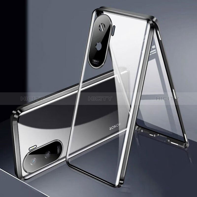 Funda Bumper Lujo Marco de Aluminio Espejo 360 Grados Carcasa para Huawei Honor X50i 5G