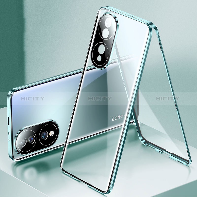 Funda Bumper Lujo Marco de Aluminio Espejo 360 Grados Carcasa para Huawei Honor X7b