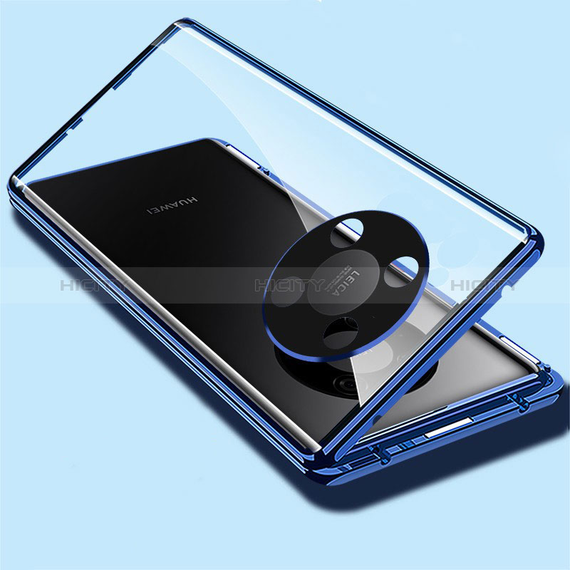 Funda Bumper Lujo Marco de Aluminio Espejo 360 Grados Carcasa para Huawei Honor X9 5G