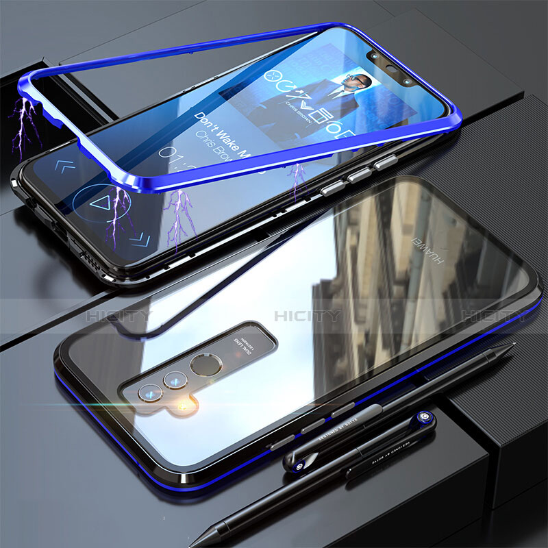 Funda Bumper Lujo Marco de Aluminio Espejo 360 Grados Carcasa para Huawei Mate 20 Lite