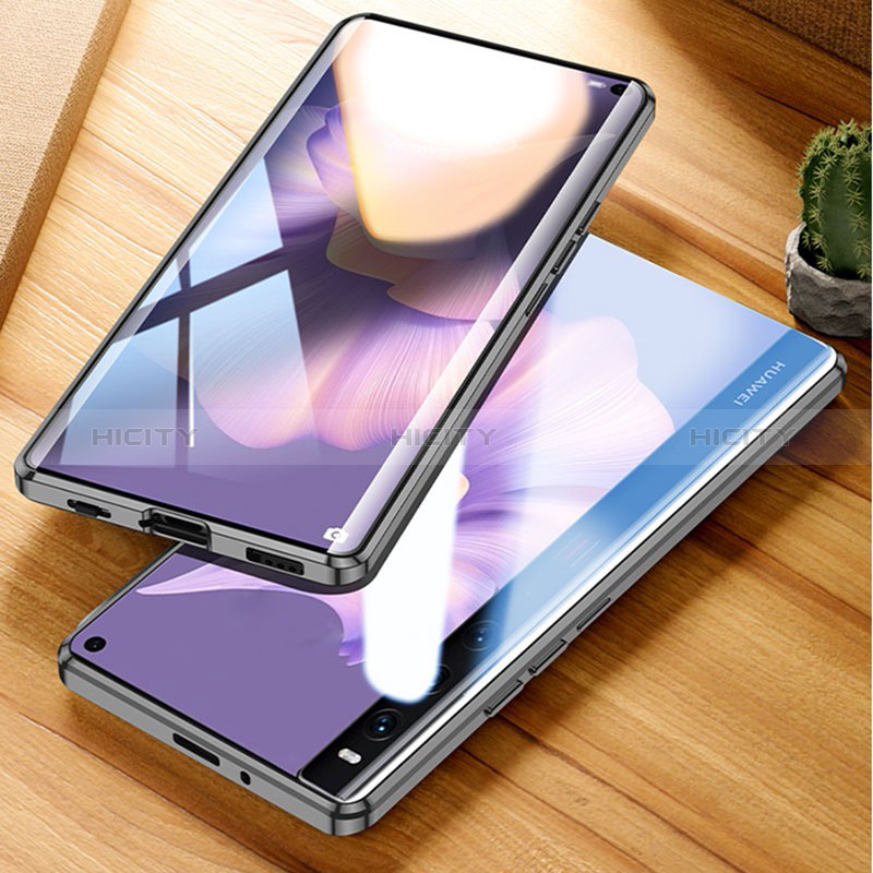 Funda Bumper Lujo Marco de Aluminio Espejo 360 Grados Carcasa para Huawei Mate Xs 2