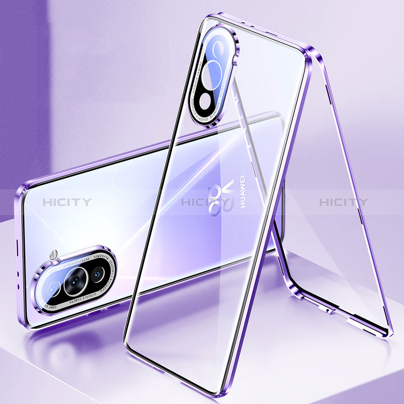 Funda Bumper Lujo Marco de Aluminio Espejo 360 Grados Carcasa para Huawei Nova 10