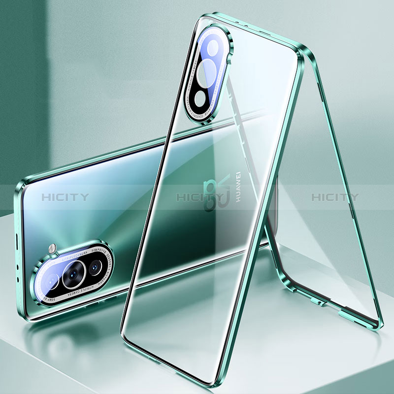 Funda Bumper Lujo Marco de Aluminio Espejo 360 Grados Carcasa para Huawei Nova 10 Pro