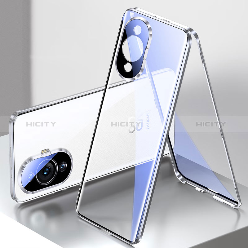 Funda Bumper Lujo Marco de Aluminio Espejo 360 Grados Carcasa para Huawei Nova 11