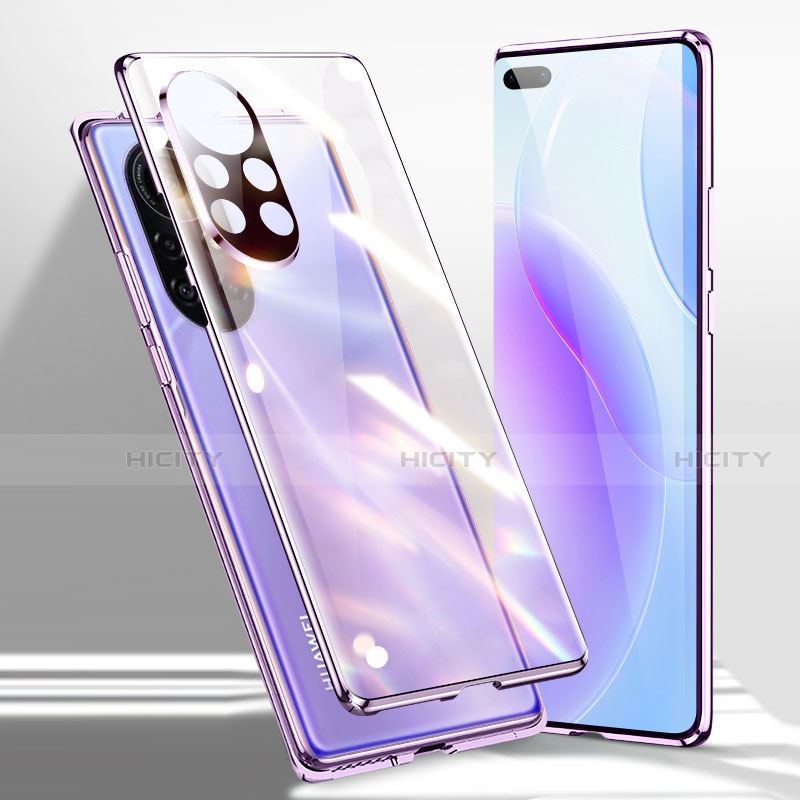 Funda Bumper Lujo Marco de Aluminio Espejo 360 Grados Carcasa para Huawei Nova 8 Pro 5G