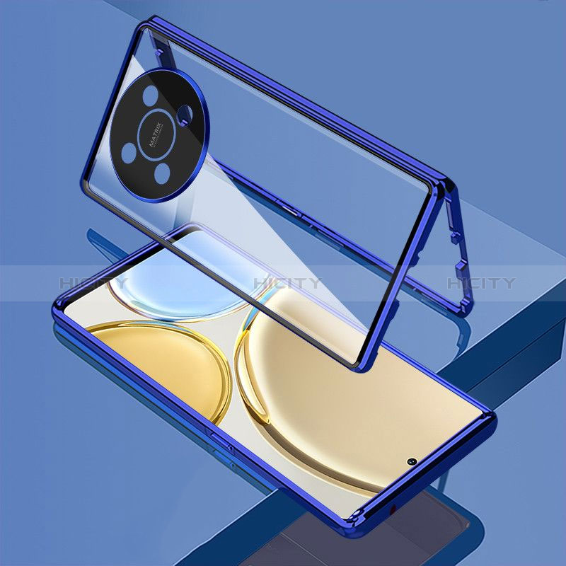 Funda Bumper Lujo Marco de Aluminio Espejo 360 Grados Carcasa para Huawei Nova Y91