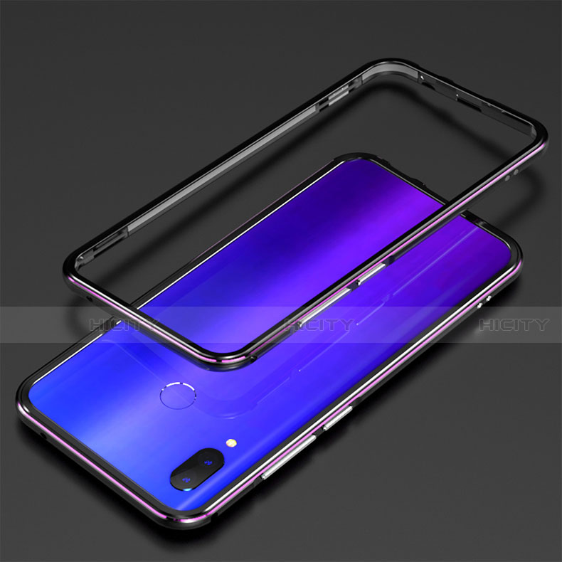 Funda Bumper Lujo Marco de Aluminio Espejo 360 Grados Carcasa para Huawei P Smart+ Plus