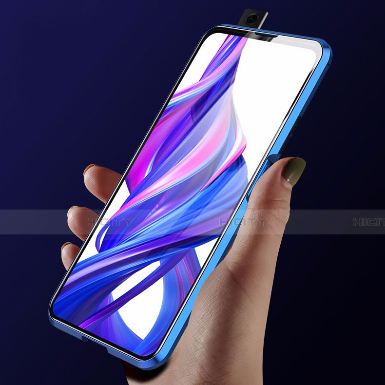 Funda Bumper Lujo Marco de Aluminio Espejo 360 Grados Carcasa para Huawei P Smart Z (2019)