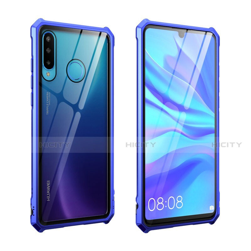 Funda Bumper Lujo Marco de Aluminio Espejo 360 Grados Carcasa para Huawei P30 Lite New Edition