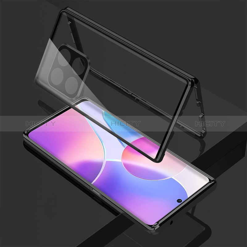 Funda Bumper Lujo Marco de Aluminio Espejo 360 Grados Carcasa para OnePlus 10T 5G