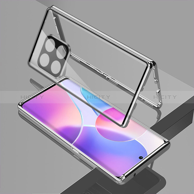 Funda Bumper Lujo Marco de Aluminio Espejo 360 Grados Carcasa para OnePlus 10T 5G