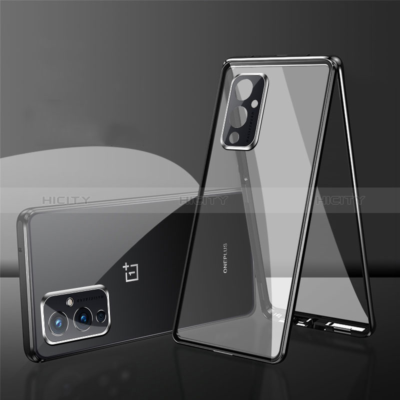 Funda Bumper Lujo Marco de Aluminio Espejo 360 Grados Carcasa para OnePlus 9 5G