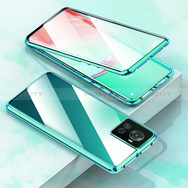 Funda Bumper Lujo Marco de Aluminio Espejo 360 Grados Carcasa para OnePlus Ace 5G