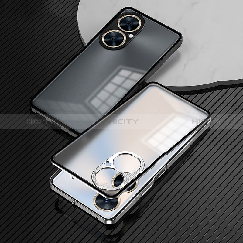 Funda Bumper Lujo Marco de Aluminio Espejo 360 Grados Carcasa para OnePlus Nord CE 3 5G