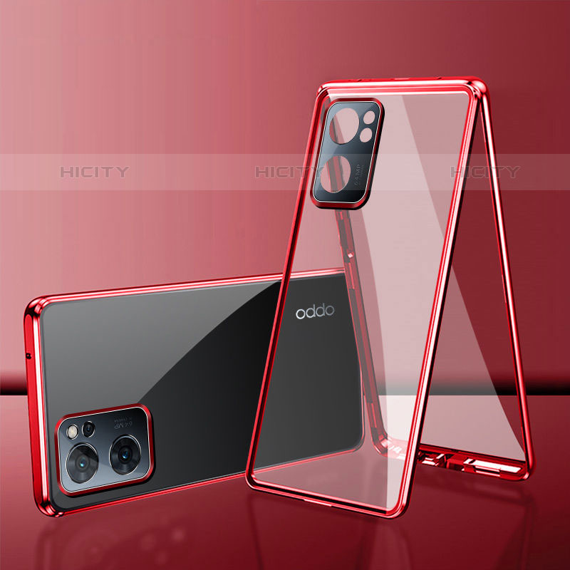 Funda Bumper Lujo Marco de Aluminio Espejo 360 Grados Carcasa para OnePlus Nord N300 5G