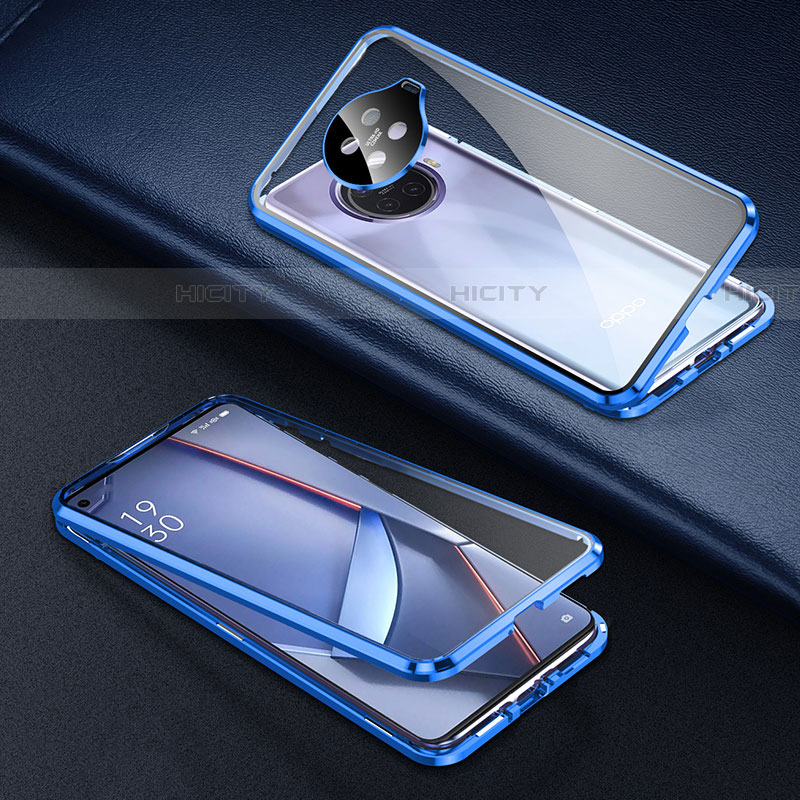 Funda Bumper Lujo Marco de Aluminio Espejo 360 Grados Carcasa para Oppo Ace2