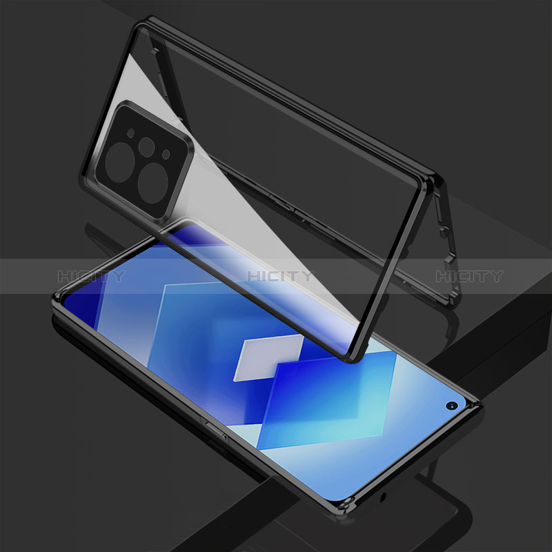 Funda Bumper Lujo Marco de Aluminio Espejo 360 Grados Carcasa para Oppo K10 Pro 5G