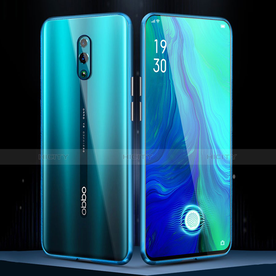 Funda Bumper Lujo Marco de Aluminio Espejo 360 Grados Carcasa para Oppo Reno