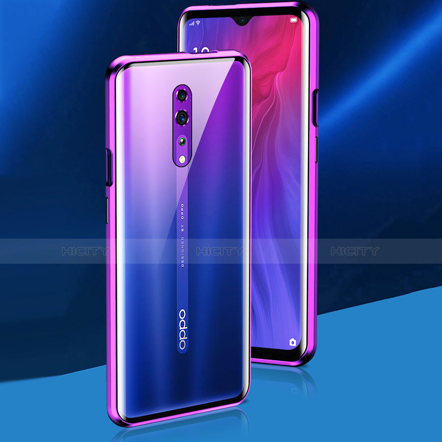 Funda Bumper Lujo Marco de Aluminio Espejo 360 Grados Carcasa para Oppo Reno Z