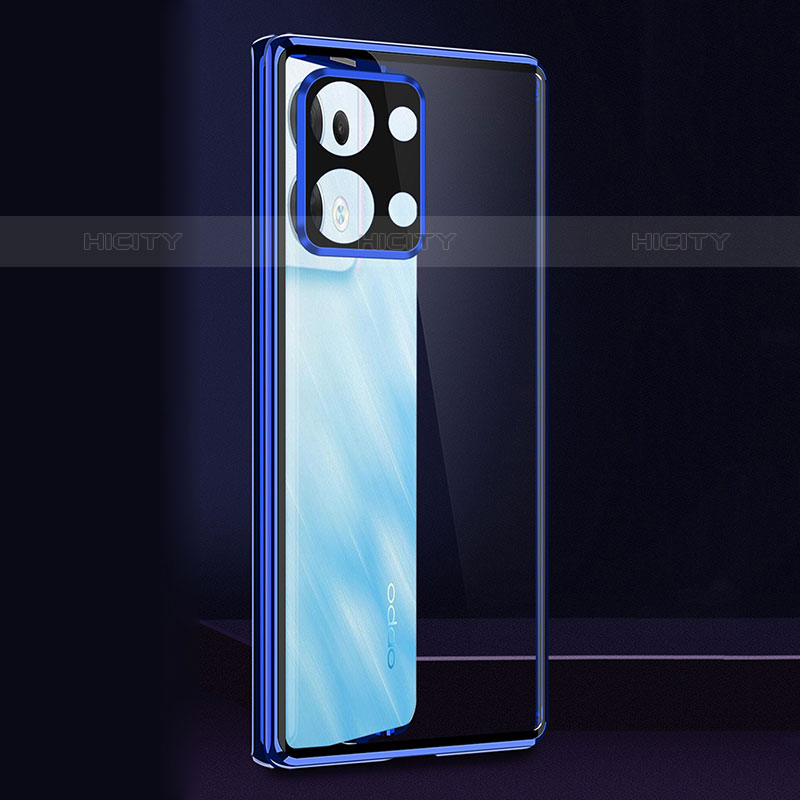 Funda Bumper Lujo Marco de Aluminio Espejo 360 Grados Carcasa para Oppo Reno8 Pro+ Plus 5G