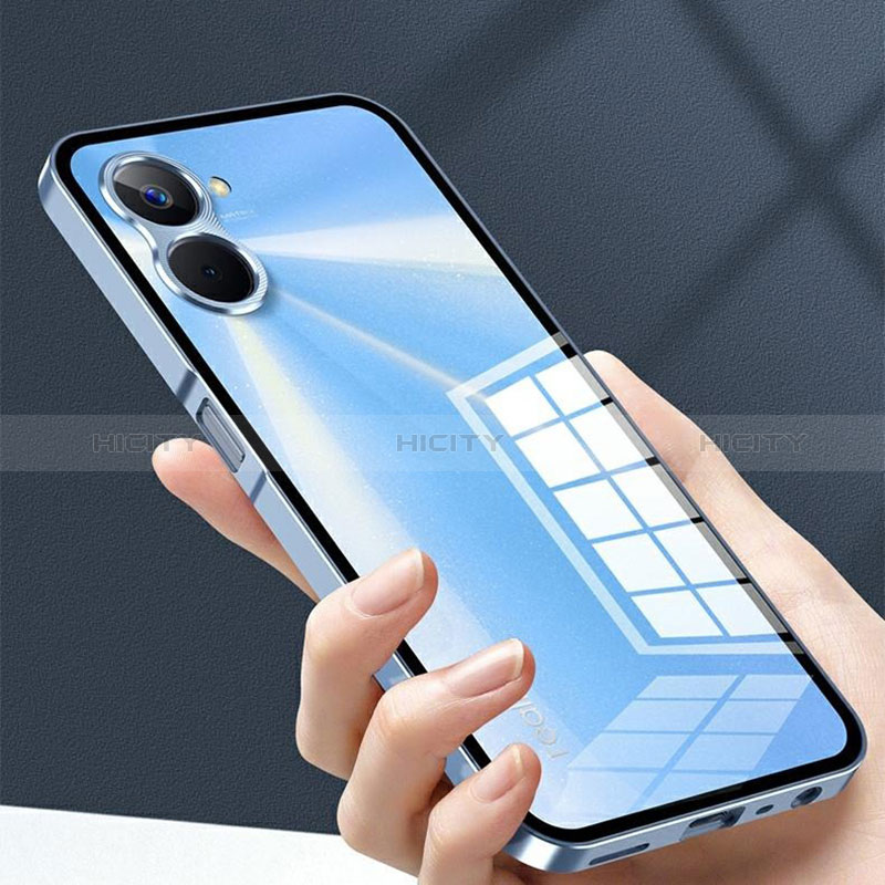 Funda Bumper Lujo Marco de Aluminio Espejo 360 Grados Carcasa para Realme 10S 5G