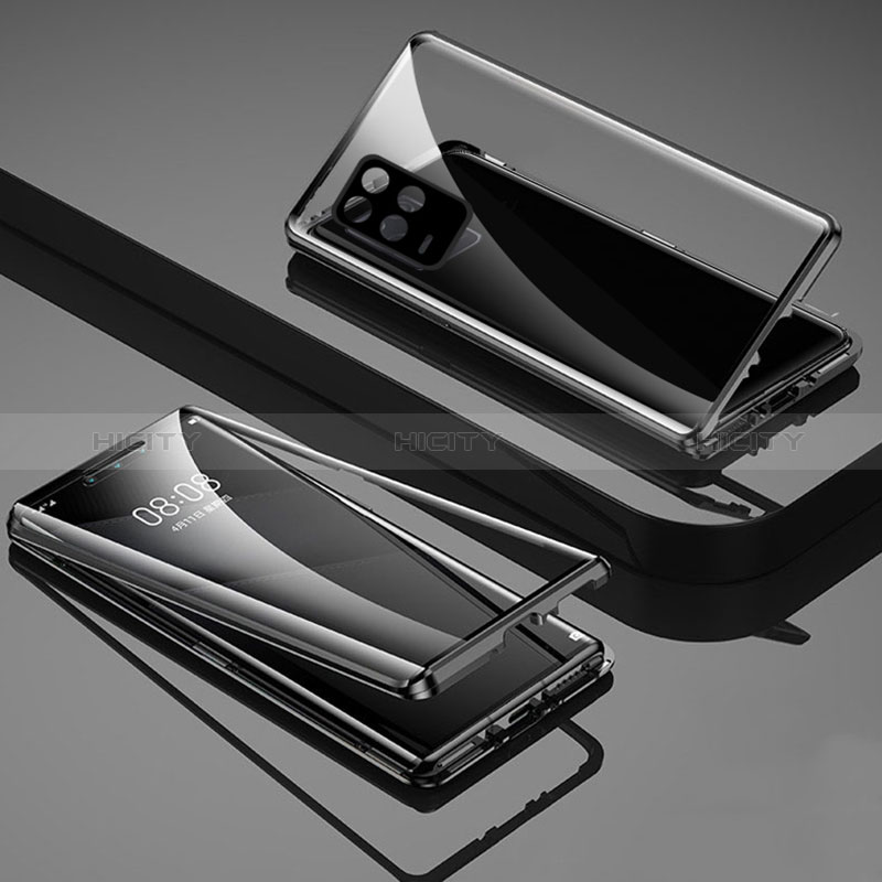 Funda Bumper Lujo Marco de Aluminio Espejo 360 Grados Carcasa para Realme 8 5G