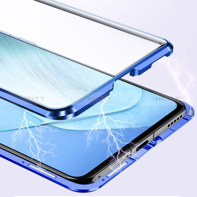 Funda Bumper Lujo Marco de Aluminio Espejo 360 Grados Carcasa para Realme GT 5G