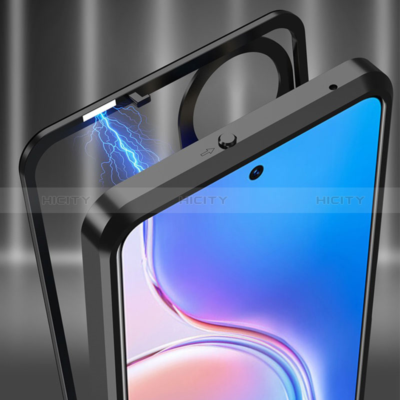 Funda Bumper Lujo Marco de Aluminio Espejo 360 Grados Carcasa para Realme Narzo 60 Pro 5G