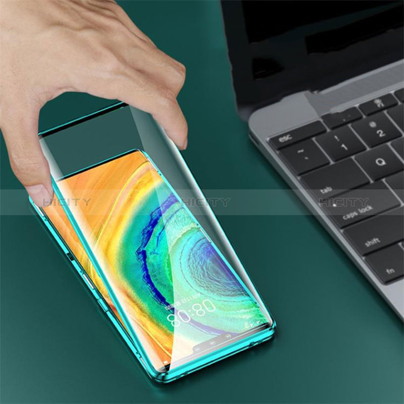 Funda Bumper Lujo Marco de Aluminio Espejo 360 Grados Carcasa para Realme V11s 5G