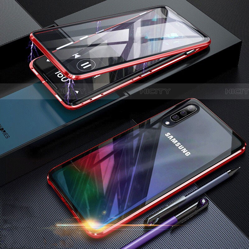Funda Bumper Lujo Marco de Aluminio Espejo 360 Grados Carcasa para Samsung Galaxy A70S