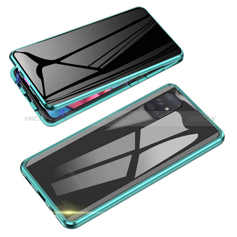 Funda Bumper Lujo Marco de Aluminio Espejo 360 Grados Carcasa para Samsung Galaxy A81