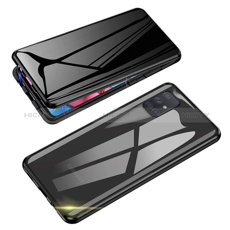 Funda Bumper Lujo Marco de Aluminio Espejo 360 Grados Carcasa para Samsung Galaxy A81