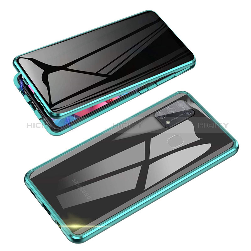 Funda Bumper Lujo Marco de Aluminio Espejo 360 Grados Carcasa para Samsung Galaxy M31 Prime Edition