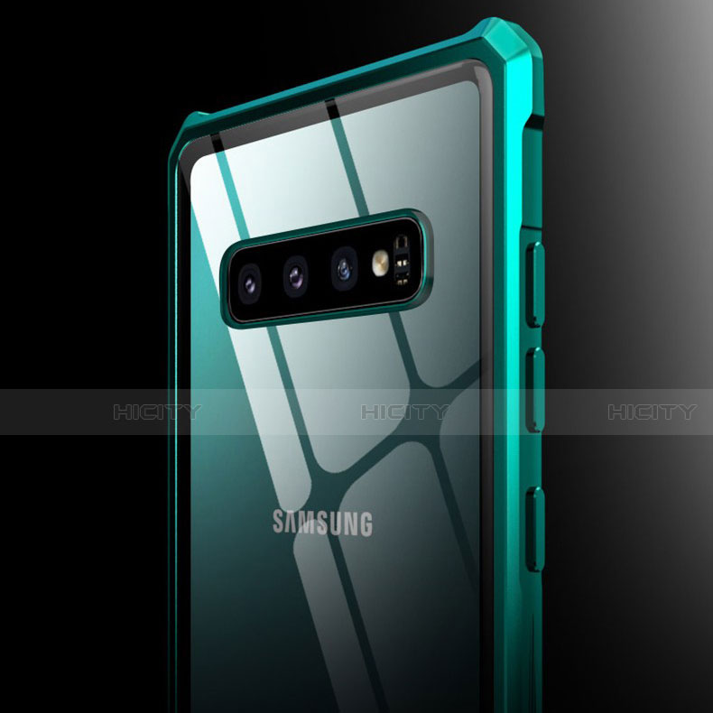 Funda Bumper Lujo Marco de Aluminio Espejo 360 Grados Carcasa para Samsung Galaxy S10