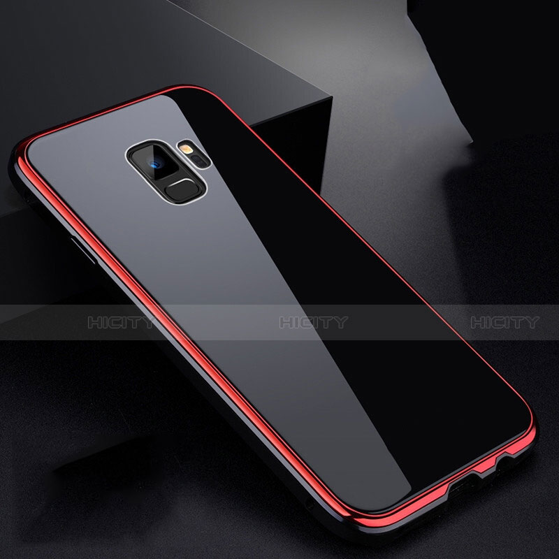 Funda Bumper Lujo Marco de Aluminio Espejo 360 Grados Carcasa para Samsung Galaxy S9