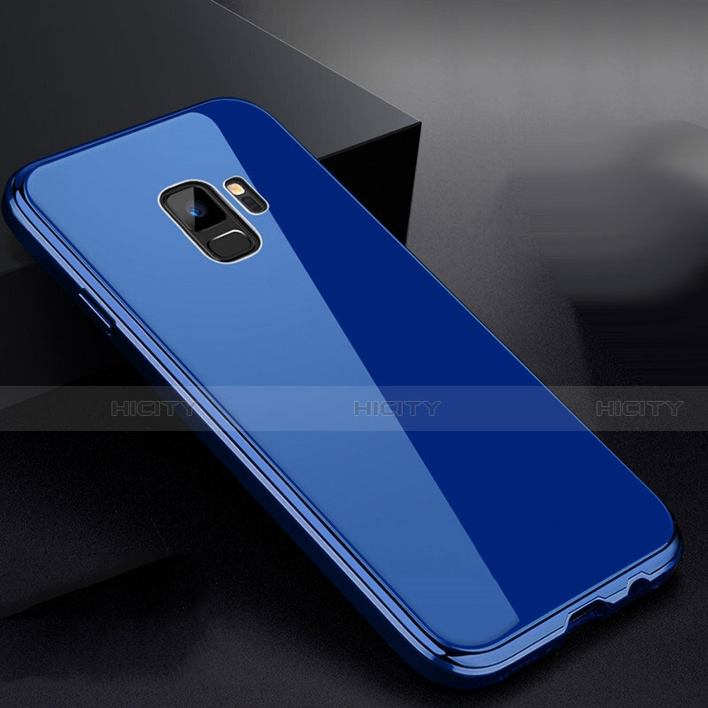 Funda Bumper Lujo Marco de Aluminio Espejo 360 Grados Carcasa para Samsung Galaxy S9