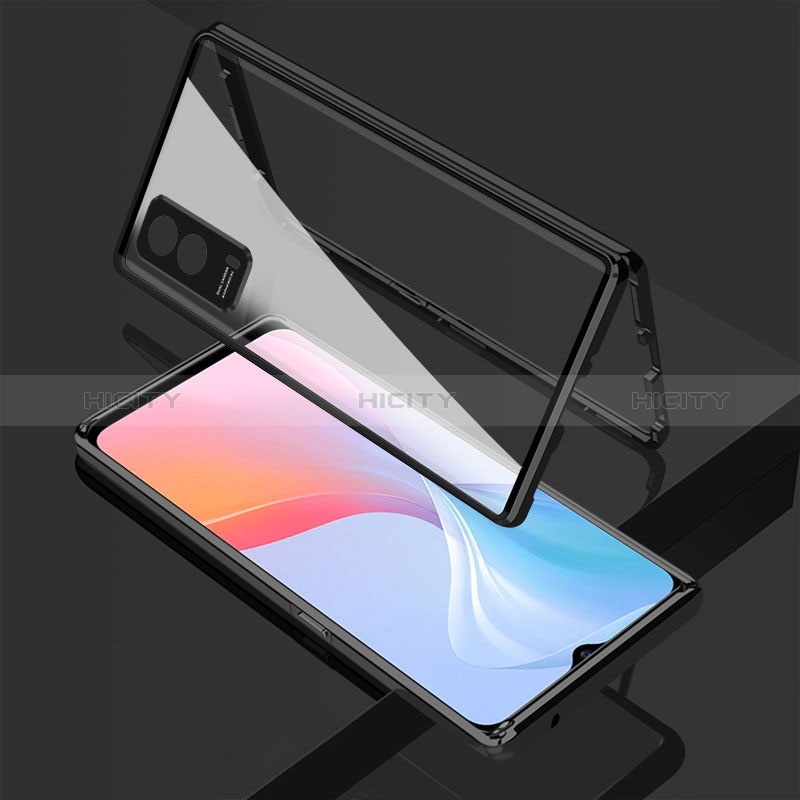 Funda Bumper Lujo Marco de Aluminio Espejo 360 Grados Carcasa para Vivo T1x 5G