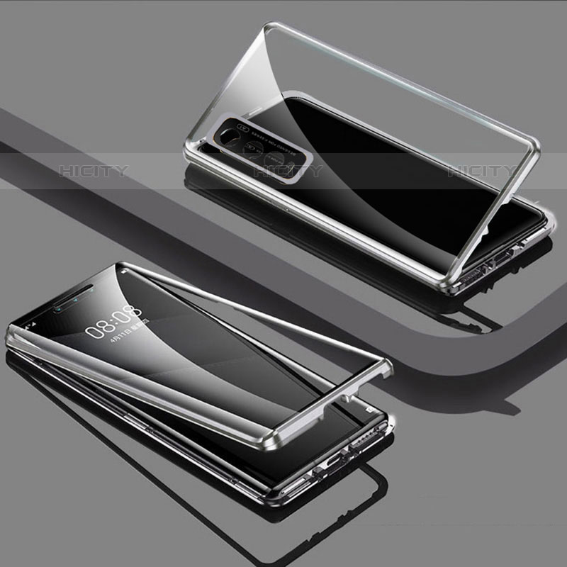 Funda Bumper Lujo Marco de Aluminio Espejo 360 Grados Carcasa para Vivo Y50t