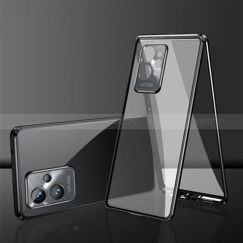 Funda Bumper Lujo Marco de Aluminio Espejo 360 Grados Carcasa para Vivo Y52t 5G