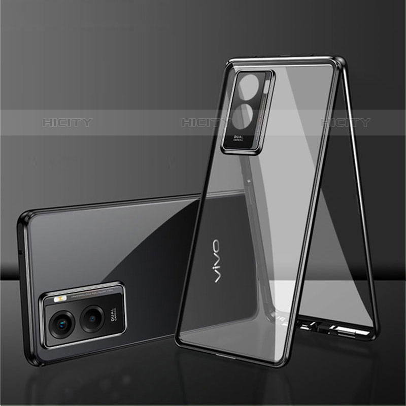 Funda Bumper Lujo Marco de Aluminio Espejo 360 Grados Carcasa para Vivo Y55s (2021)