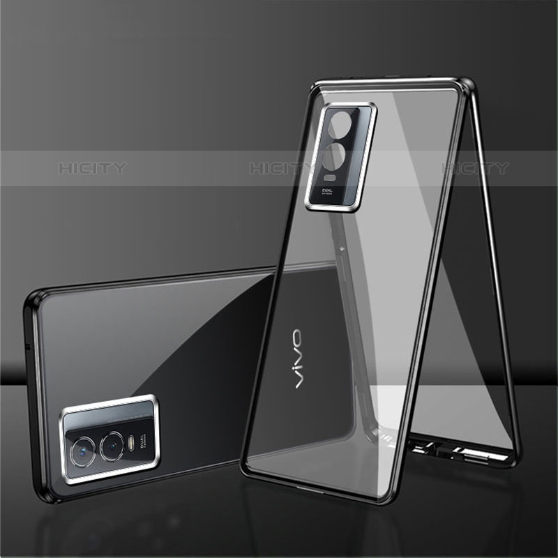 Funda Bumper Lujo Marco de Aluminio Espejo 360 Grados Carcasa para Vivo Y74s 5G