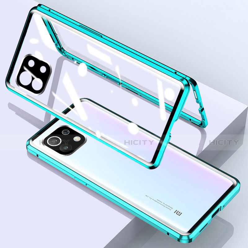 Funda Bumper Lujo Marco de Aluminio Espejo 360 Grados Carcasa para Xiaomi Mi 11 Lite 5G