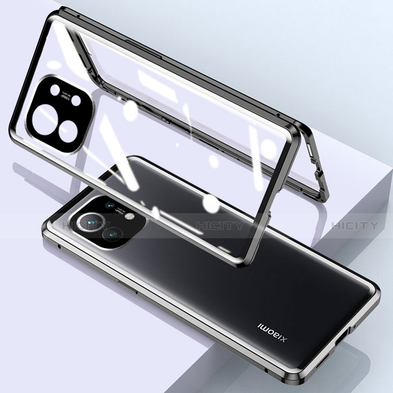 Funda Bumper Lujo Marco de Aluminio Espejo 360 Grados Carcasa para Xiaomi Mi 11 Lite 5G NE