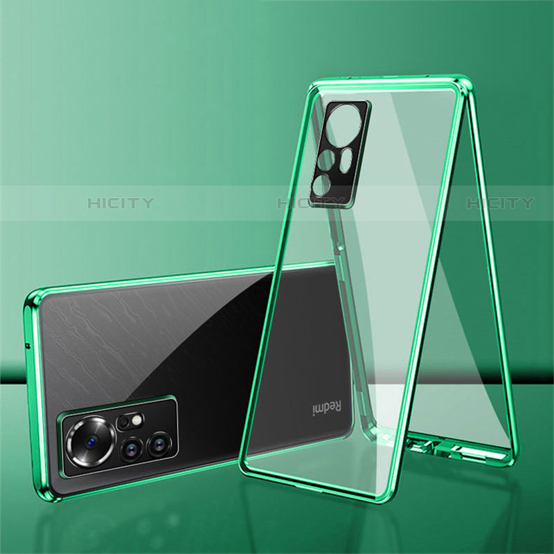 Funda Bumper Lujo Marco de Aluminio Espejo 360 Grados Carcasa para Xiaomi Mi 12 Pro 5G