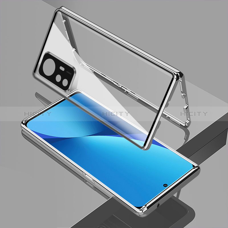 Funda Bumper Lujo Marco de Aluminio Espejo 360 Grados Carcasa para Xiaomi Mi 12T Pro 5G